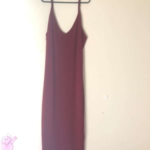 SOLD.Long red dress